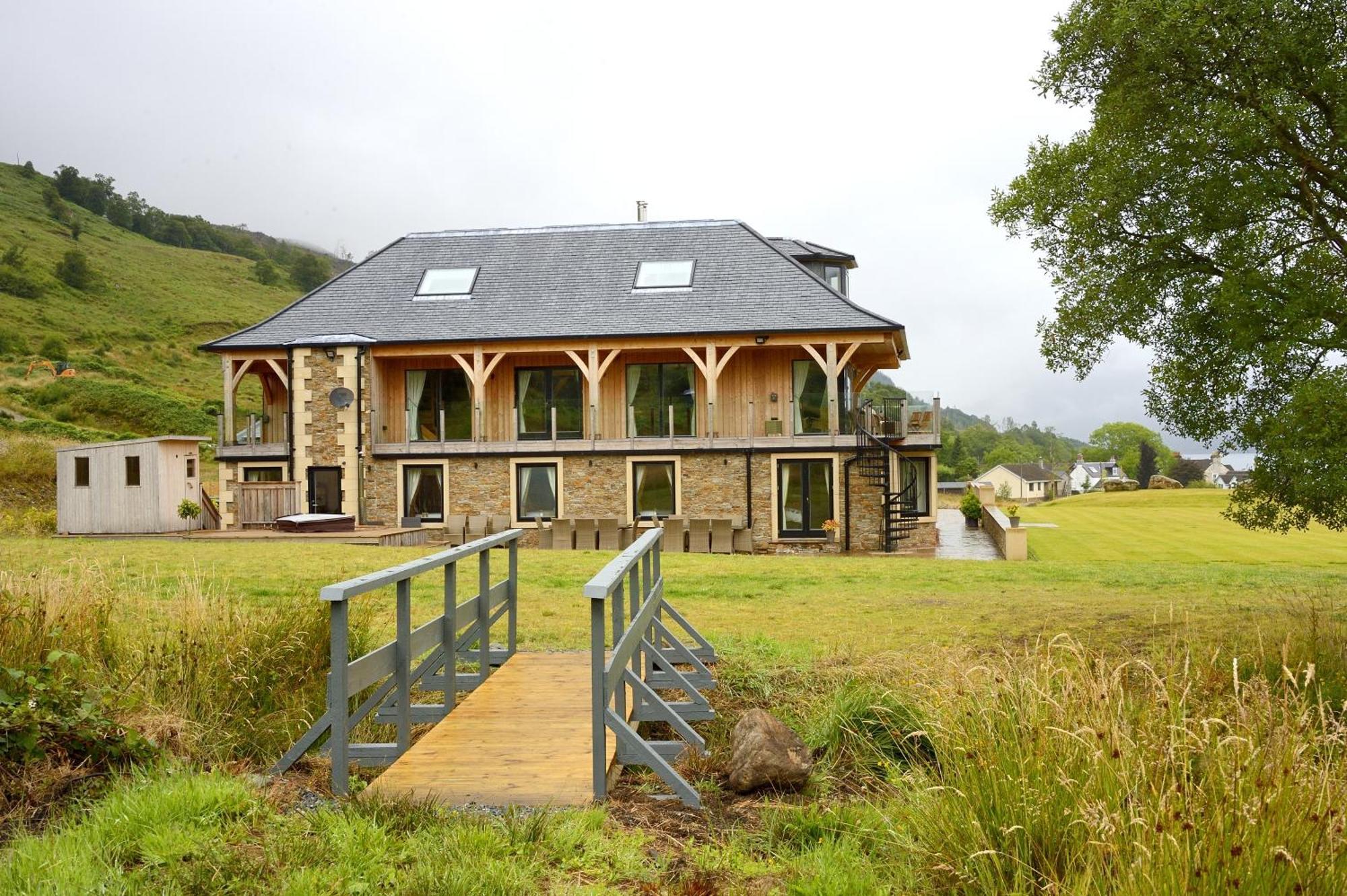 The Lodge At Carrick Castle Estate Cairndow Buitenkant foto